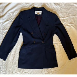 Hugo Buscati Blazer Navy Blue Sz 8